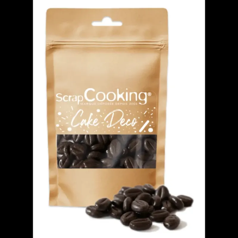 Décoration Comestible*SCRAPCOOKING Grains de Café en Chocolat 80 g