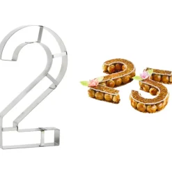 Cercle À Patisserie|Emporte Pièce - Découpoir Pâtisserie*MALLARD FERRIERE Grand Emporte Pièce Inox Chiffre 2 32x18 cm