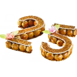 Cercle À Patisserie|Emporte Pièce - Découpoir Pâtisserie*MALLARD FERRIERE Grand Emporte Pièce Inox Chiffre 3 32x16 cm