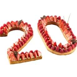 Emporte Pièce - Découpoir Pâtisserie|Cercle À Patisserie*MALLARD FERRIERE Grand Emporte Pièce Inox Chiffre 8 32x18 cm