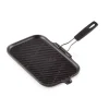 Grills*LE CREUSET Gril en Fonte rectangulaire 36 x 20 cm avec Manche repliable