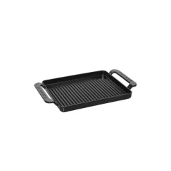 Grills*CHASSEUR Gril en Fonte rectangulaire 42 x 24 cm Noir Mat