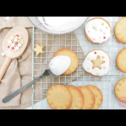 Grille Pâtisserie*SCRAPCOOKING Grille Pâtisserie en Métal 25 x 40 cm