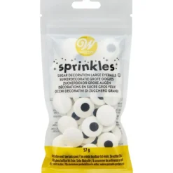 Décoration Comestible*WILTON Gros Yeux en Sucre Ø 1,7 cm 57 g