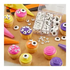 Décoration Comestible*WILTON Gros Yeux en Sucre Ø 1,7 cm 57 g