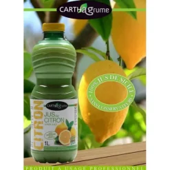 Jus, Sirops*CUISINEADDICT Jus de Citron en Bouteille 1L Carth'Agrume