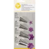 Douilles Pâtisserie*WILTON Kit 4 Douilles Pâtissières Inox Fleurs