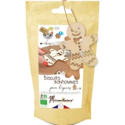 Produits Bio|Préparation Pâtisserie*MIRONTAINE Kit Biscuit de Noël Pain d'Épice Bio