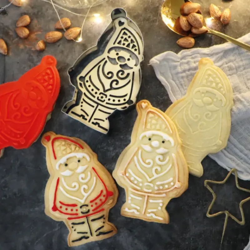 Emporte Pièce - Découpoir Pâtisserie*SCRAPCOOKING Kit Biscuit Père Noël 12,6 cm