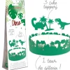 Décoration Gâteau*SCRAPCOOKING Kit Décor Gâteau Dinosaure (4 pièces)