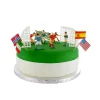 Décoration Gâteau*GATODECO Kit Décor Gâteau Football (10 pièces)