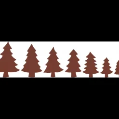 Décoration Comestible*FLORENSUC Kit Décor Sapin en Chocolat au Lait 7 tailles