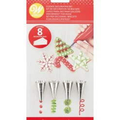 Poches À Douille Pâtissières|Douilles Pâtisserie*WILTON Kit Douille Pâtisserie (x4) et Poches (x8)