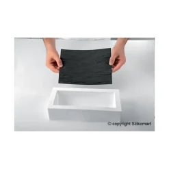 Moule Silicone*SILIKOMART Kit Moule à bûche et Tapis Décor Arabesque Professional