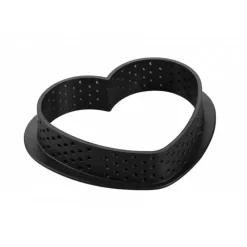 Moule Silicone|Moules À Gâteaux*SILIKOMART Kit Moule Silicone 8 Tartelettes Cœur 8 x 7 cm Professional