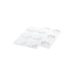 Moule Silicone|Moules À Gâteaux*SILIKOMART Kit Moule Silicone 6 Tartelettes Ø 80mm Paradis Professional