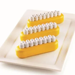 Moule Silicone|Moules À Gâteaux*SILIKOMART 3D DESIGN Kit Moule Silicone Pop Eclair (x2)