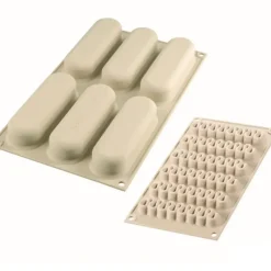 Moule Silicone|Moules À Gâteaux*SILIKOMART 3D DESIGN Kit Moule Silicone Pop Eclair (x2)