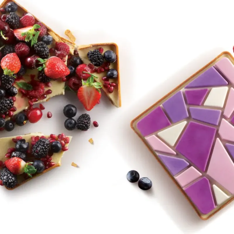 Cercle À Patisserie|Moule Silicone*SILIKOMART Kit Moule Tarte Carré Liberty 18 x H 2 cm