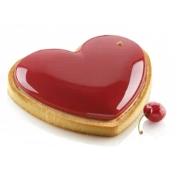 Moule Silicone|Moules À Gâteaux*SILIKOMART Kit Moule Tarte Cœur Mon Amour 18,8 x 15,8 cm
