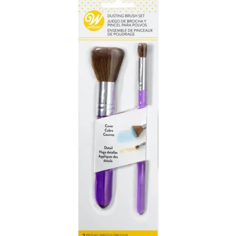 Ustensiles Pâtisserie*WILTON Kit Pinceaux à Poudre (x2)