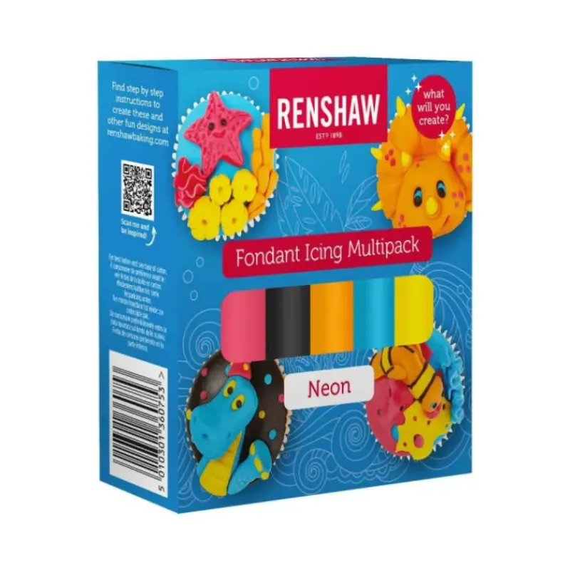 Pâte À Sucre*RENSHAW Kit Pâte à sucre Couleurs Primaires 500g