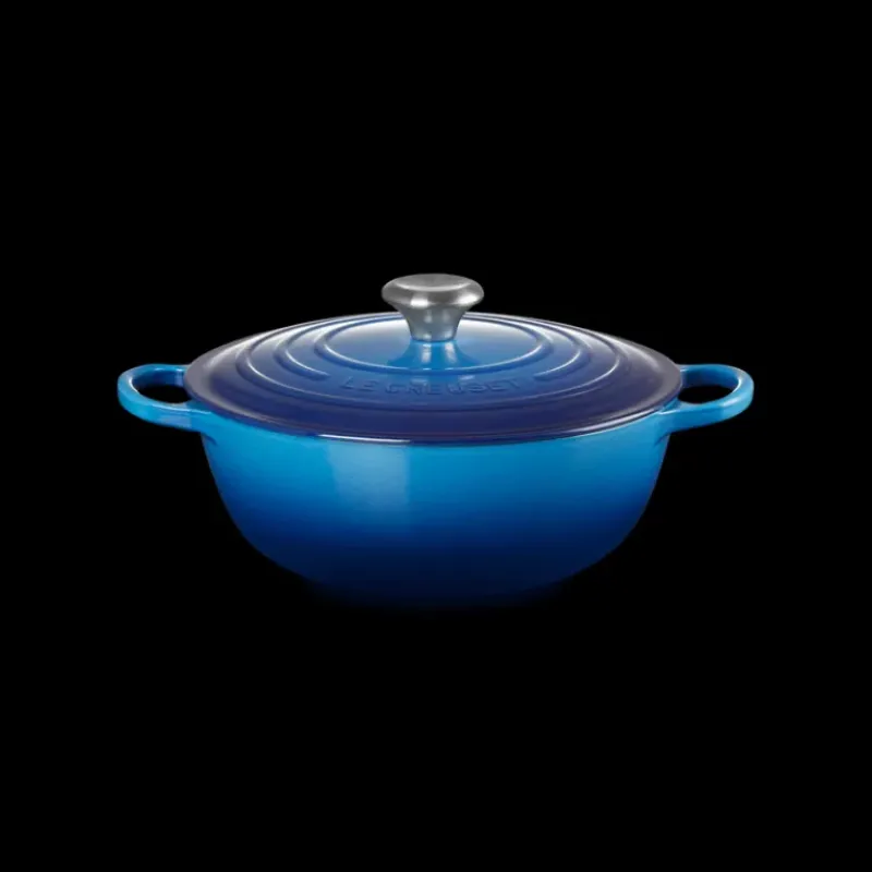 Marmites*LE CREUSET Marmite en fonte 26 cm Azur Signature