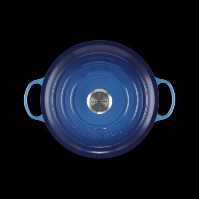 Marmites*LE CREUSET Marmite en fonte 26 cm Azur Signature