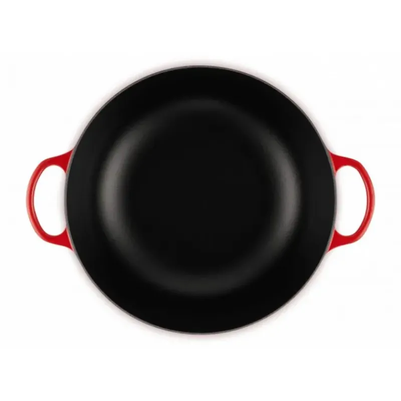 Marmites*LE CREUSET Marmite en Fonte 32 cm Cerise Signature