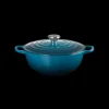 Marmites*LE CREUSET Marmite en fonte 26 cm Deep Teal Signature