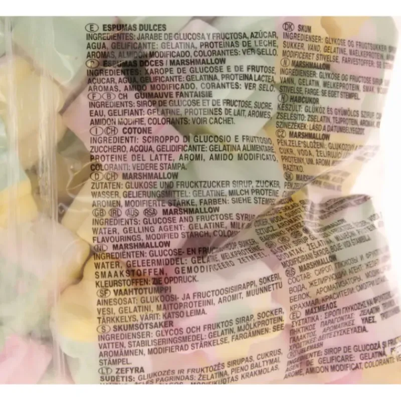 Produits Sans Gluten|Confiserie*FINI Marshmallow Fleurs x125 Bonbons Sans Gluten