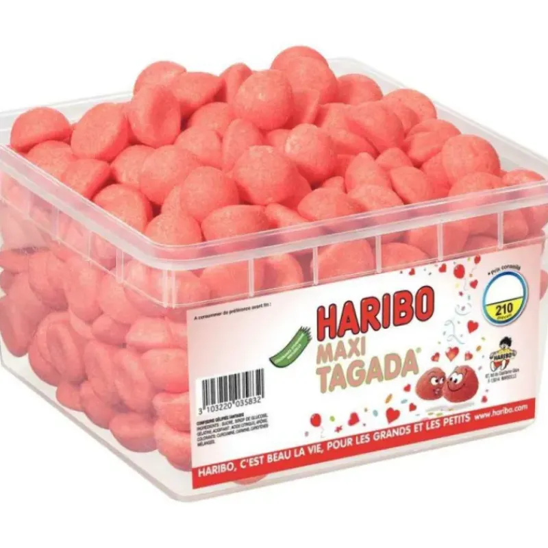Confiserie*HARIBO Maxi Tagada x 210 - Boîte Bonbon