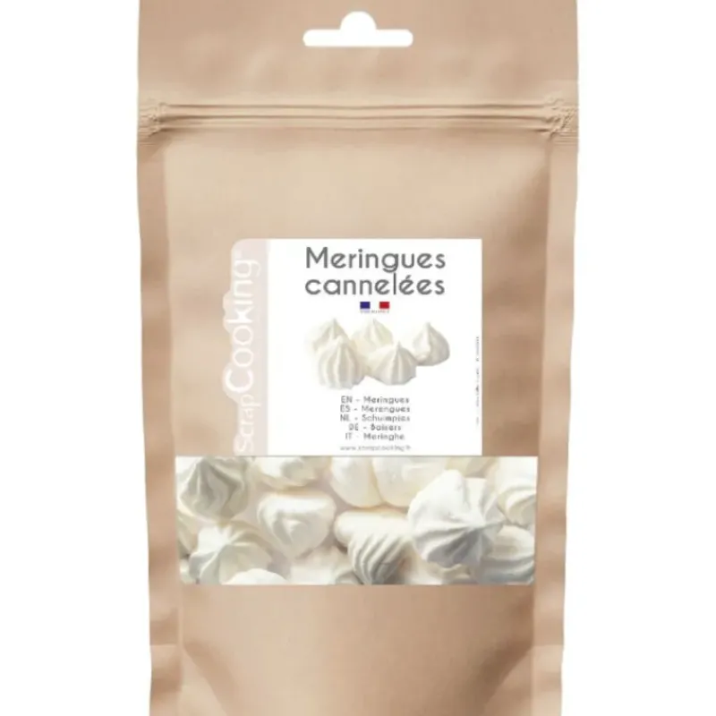 Décoration Comestible*SCRAPCOOKING Meringues Cannelées 40g