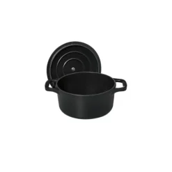 Cocotte En Fonte*CHASSEUR Mini Cocotte en Fonte Ronde 12 cm Noir Mat
