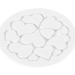 Moule Silicone|Moules À Gâteaux*SILIKOMART Mini Moule Silicone Coeur ⌀ 6 x H 0,2 cm (x6)