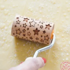 Ustensiles Décor Gâteau|Ustensiles Pâtisserie*SCRAPCOOKING Mini Rouleau à Pâtisserie Empreinte Interchangeable 7 cm (x3)