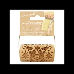 Ustensiles Pâtisserie*SCRAPCOOKING Mini Rouleau à Pâtisserie Empreinte Pain d'Epices 7 cm