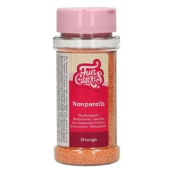 Décoration Comestible*FUNCAKES Mini-Billes Oranges 80 g