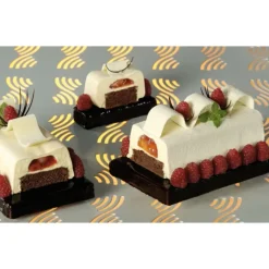 Moules À Gâteaux*MATFER Moule 2 Bûches Trapèze Thermoformé (x10)