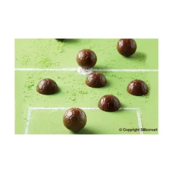 Moules À Chocolat|Moule Silicone*EASY CHOC Moule à Chocolat 18 Ballons de Foot - Silicone Spécial Chocolat