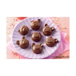 Moules À Chocolat|Moule Silicone*EASY CHOC Moule à Chocolat 15 Cochons - Silicone Spécial Chocolat