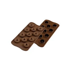 Moules À Chocolat|Moule Silicone*SILIKOMART Moule à Chocolat 11 Couronnes Easy Choc - Silicone Spécial Chocolat
