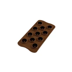 Moules À Chocolat|Moule Silicone*SILIKOMART Moule à Chocolat 11 Couronnes Easy Choc - Silicone Spécial Chocolat