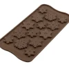 Moules À Chocolat|Moule Silicone*SILIKOMART Moule à Chocolat 14 Flocons Easy Choc - Silicone Spécial Chocolat