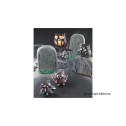 Moules À Chocolat|Moule Silicone*EASY CHOC Moule à Chocolat 12 Hiboux - Silicone Spécial Chocolat