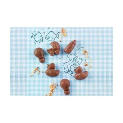 Moules À Chocolat|Moule Silicone*EASY CHOC Moule à Chocolat 12 Sujets Bébé - Silicone Spécial Chocolat