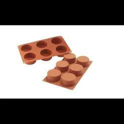 Moule Silicone*MALLARD FERRIERE Moule 6 cylindres en silicone