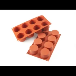 Moule Silicone*MALLARD FERRIERE Moule 8 Cylindres en Silicone