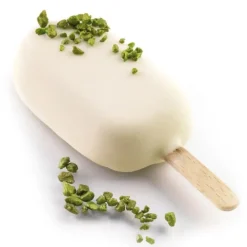 Moule Silicone*SILIKOMART Moule à Glace Silicone 4 Mini Esquimaux avec bâtonnets