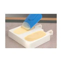 Moule Silicone*SILIKOMART Moule à Glace Silicone 2 x 2 Esquimaux 90 ml avec bâtonnets